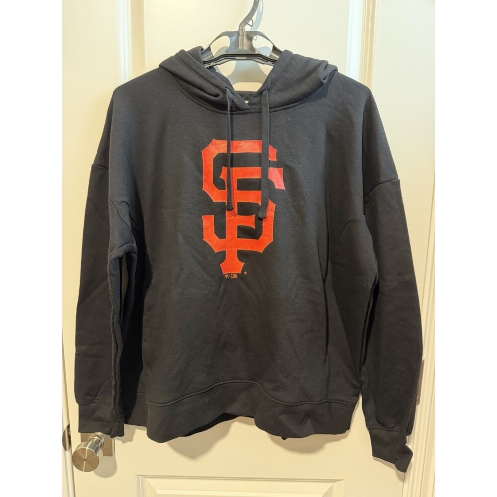 San Francisco Giants Fanatics Women’s XL Black Pullover Hoodie SF Logo MLB NW